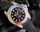 Top Replica Rolex Submariner Watch Rainbow Bezel Blue Rubber Strap (8)_th.jpg